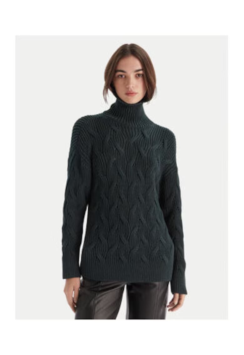 Armani Exchange Дамски пуловер - - памук и полиестер - дълъг ръкав - кройка regular fit