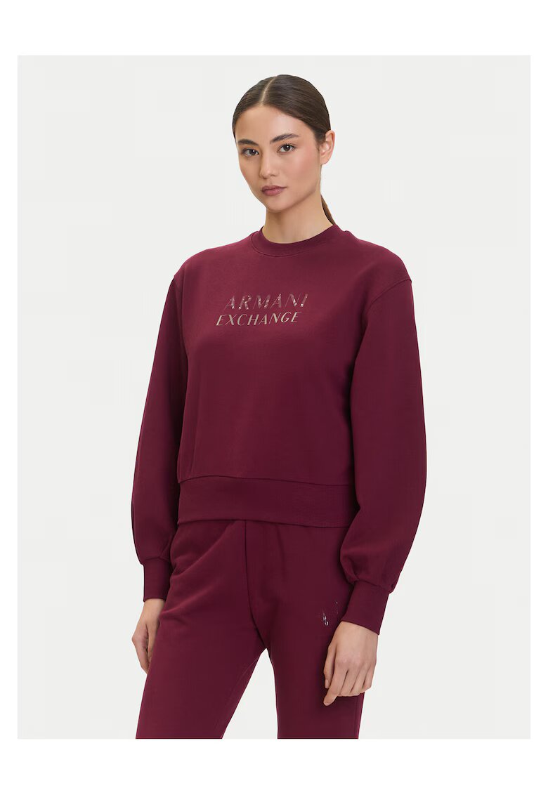 Armani Exchange Дамски суичър - 100% памук
