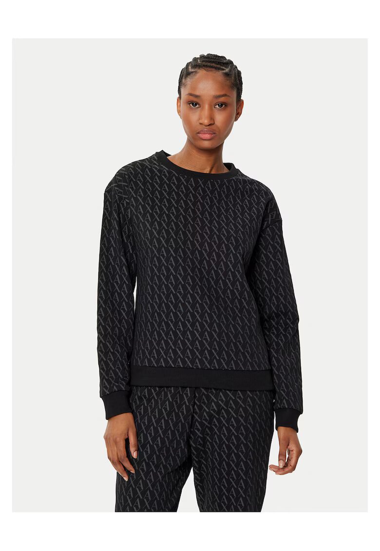 Armani Exchange Дамски суичър - - 60% памук - 40% полиестер