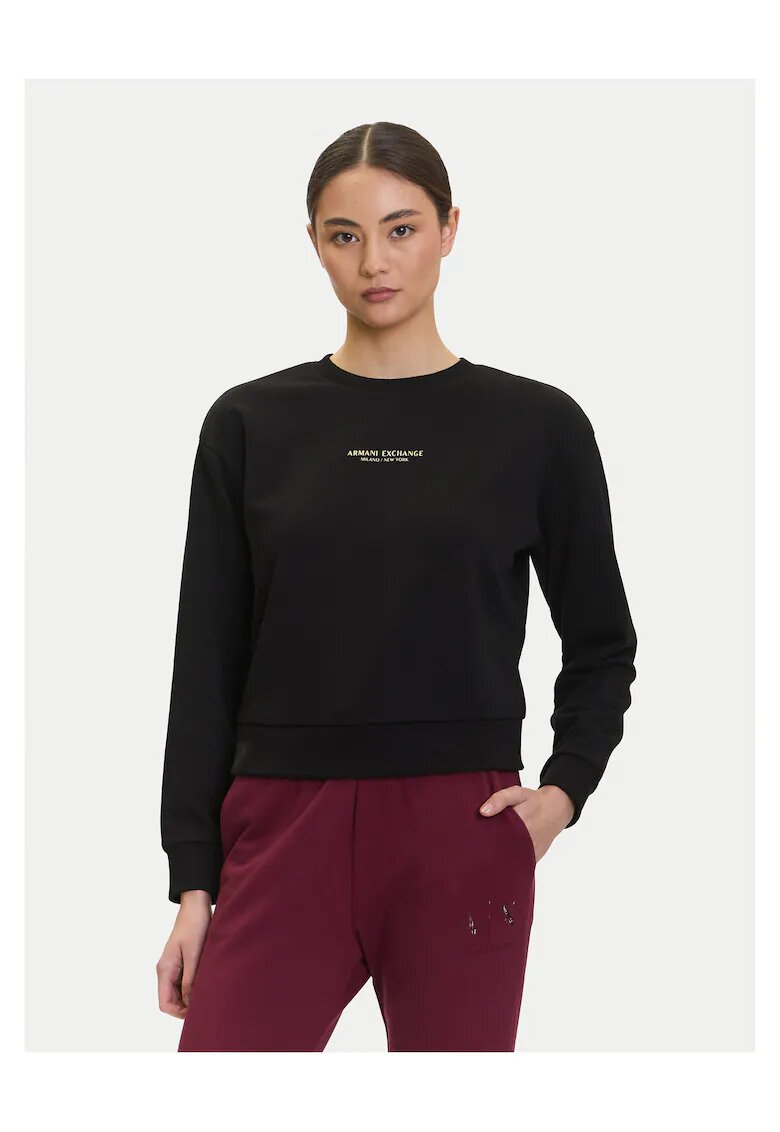 Armani Exchange Дамски суичър - памук
