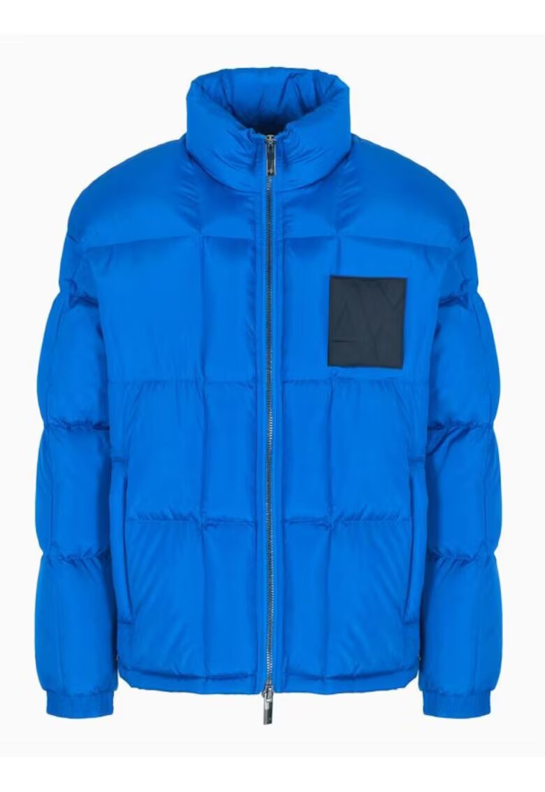 Armani Exchange Дамско яке Лапис лазули - нормален - кобалтов - полиамид - подплата от патешки пух