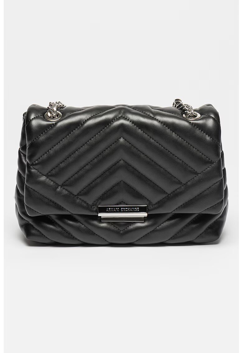 Armani Exchange Капитонирана чанта от еко кожа