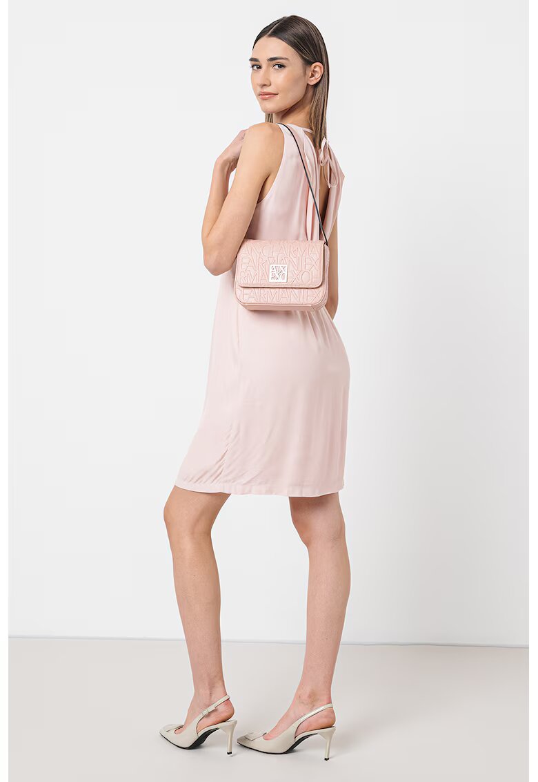Armani Exchange Къса рокля с отвор на гърба