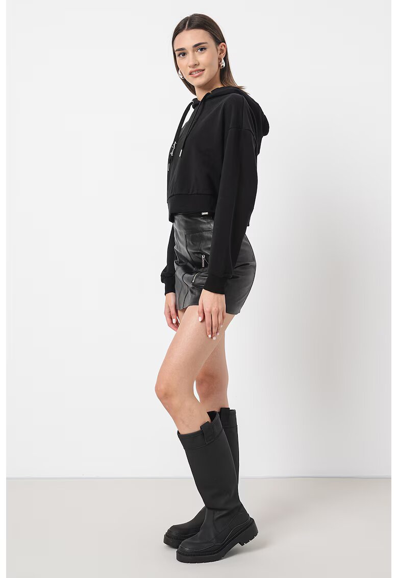 Armani Exchange Късо худи с лого