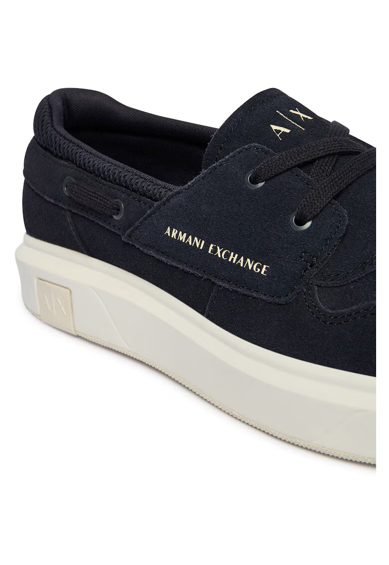 Armani Exchange Мъжки кецове - естествена кожа - - текстил