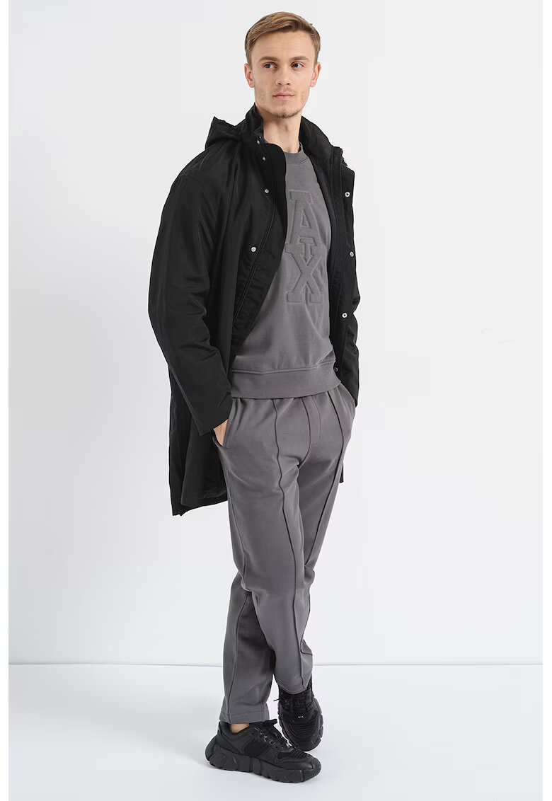 Armani Exchange Олекотено яке с качулка