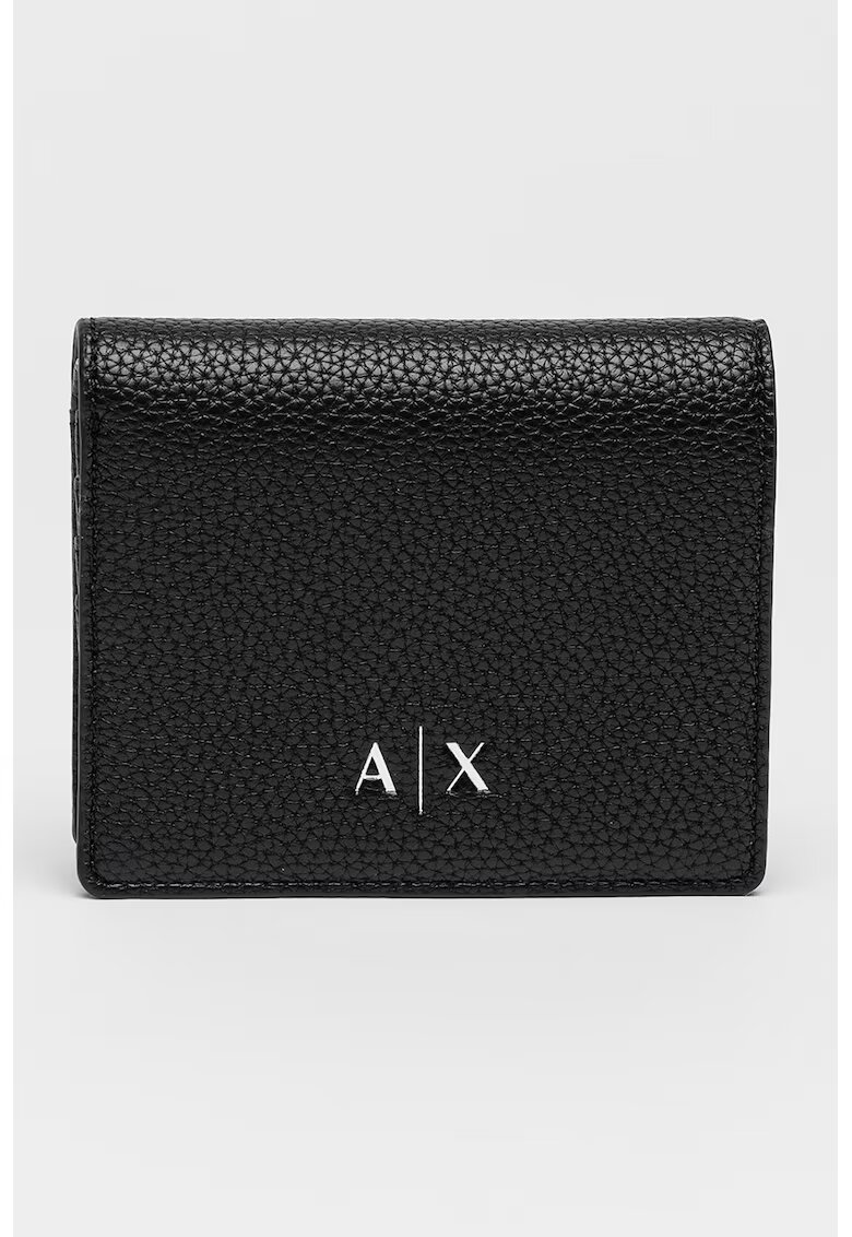 Armani Exchange Портфейл от еко кожа с двойно прегъване