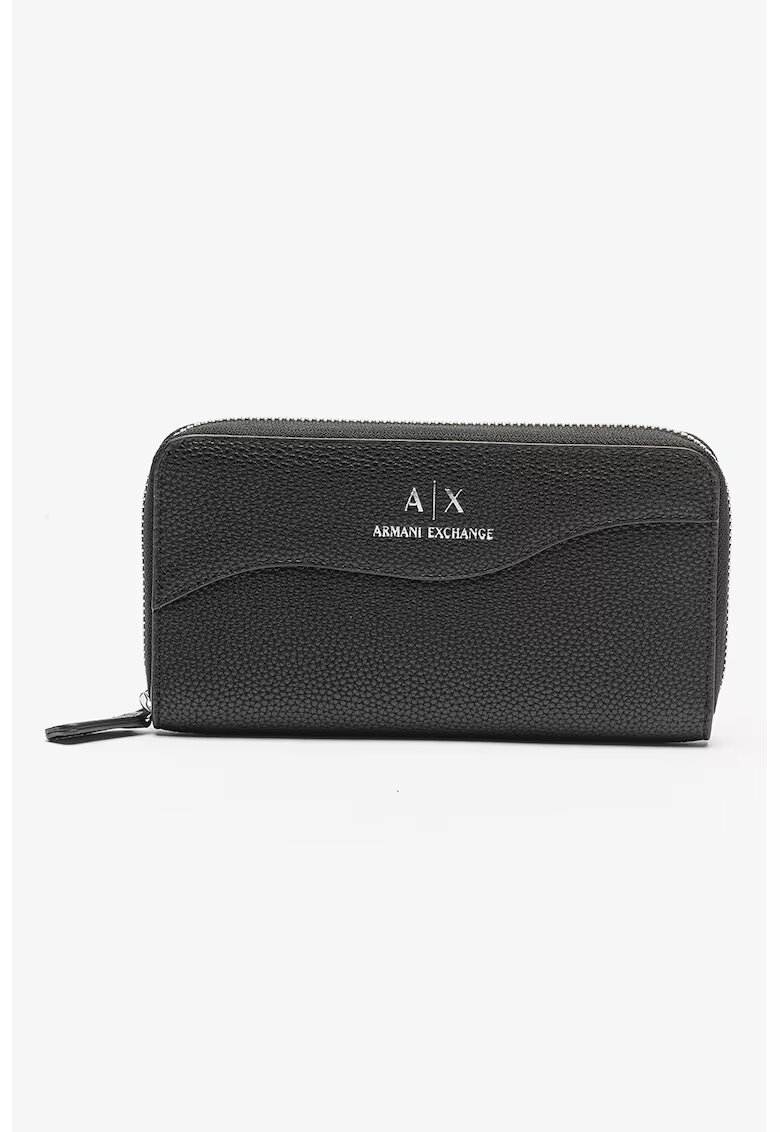 Armani Exchange Портмоне Wave от еко кожа с цип