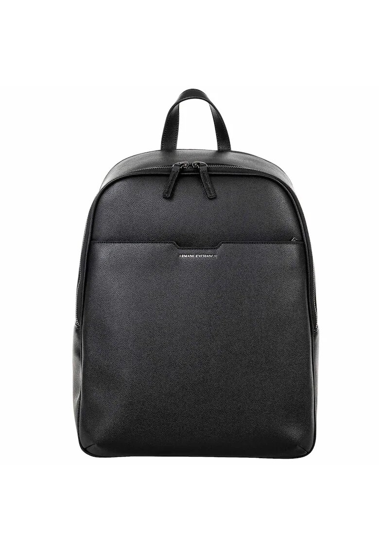 Armani Exchange Раница от еко кожа с метално лого