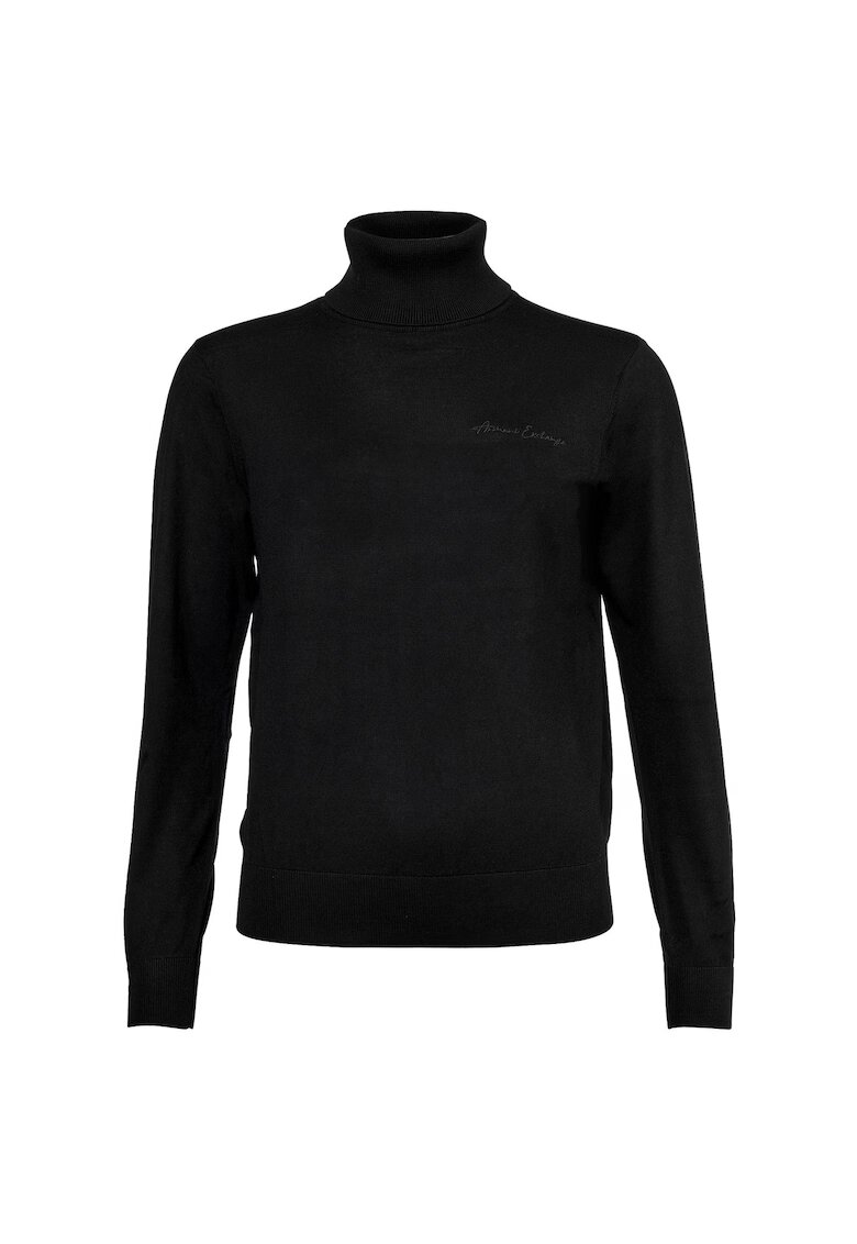 Armani Exchange Вълнено поло с лого