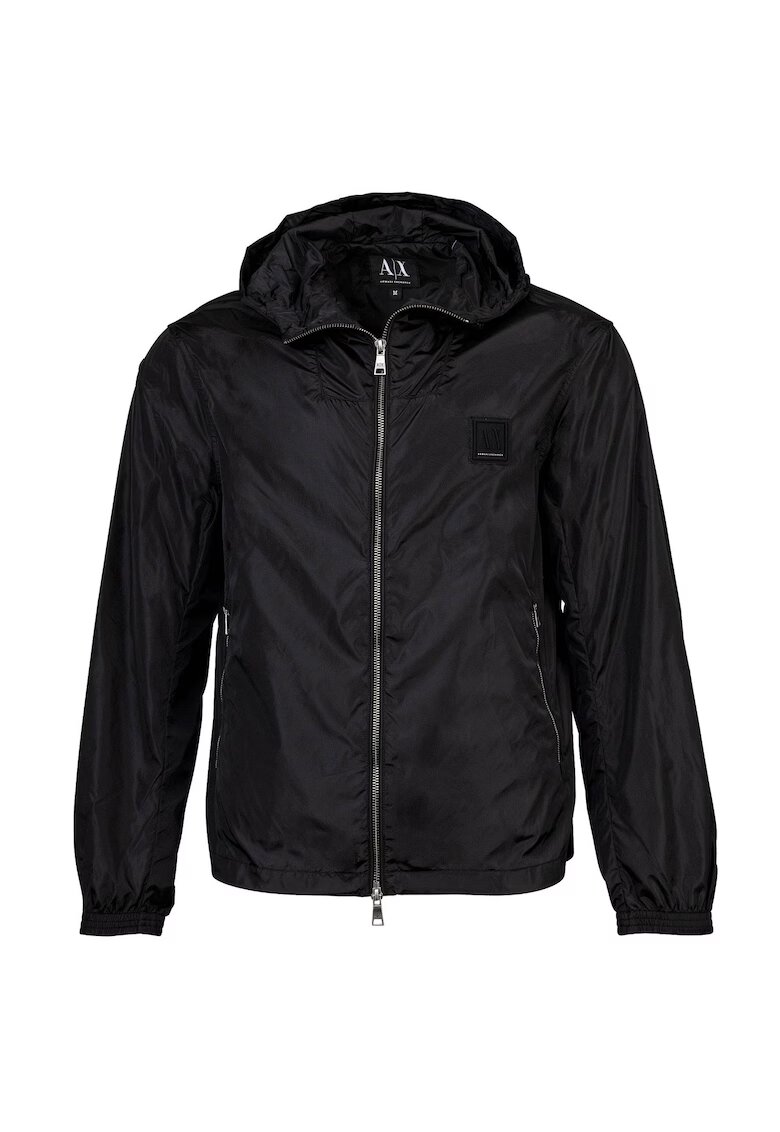 Armani Exchange Яке с цип и джобове встрани