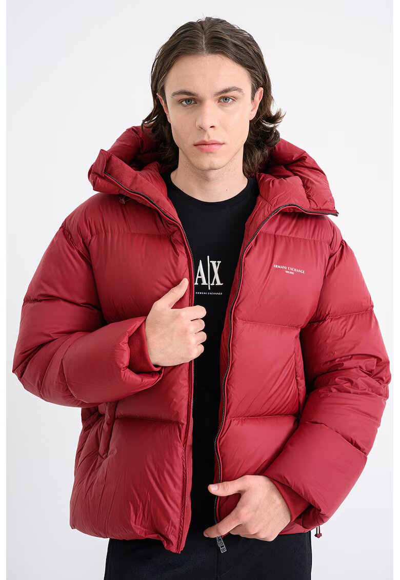 Armani Exchange Риза с копчета на яката