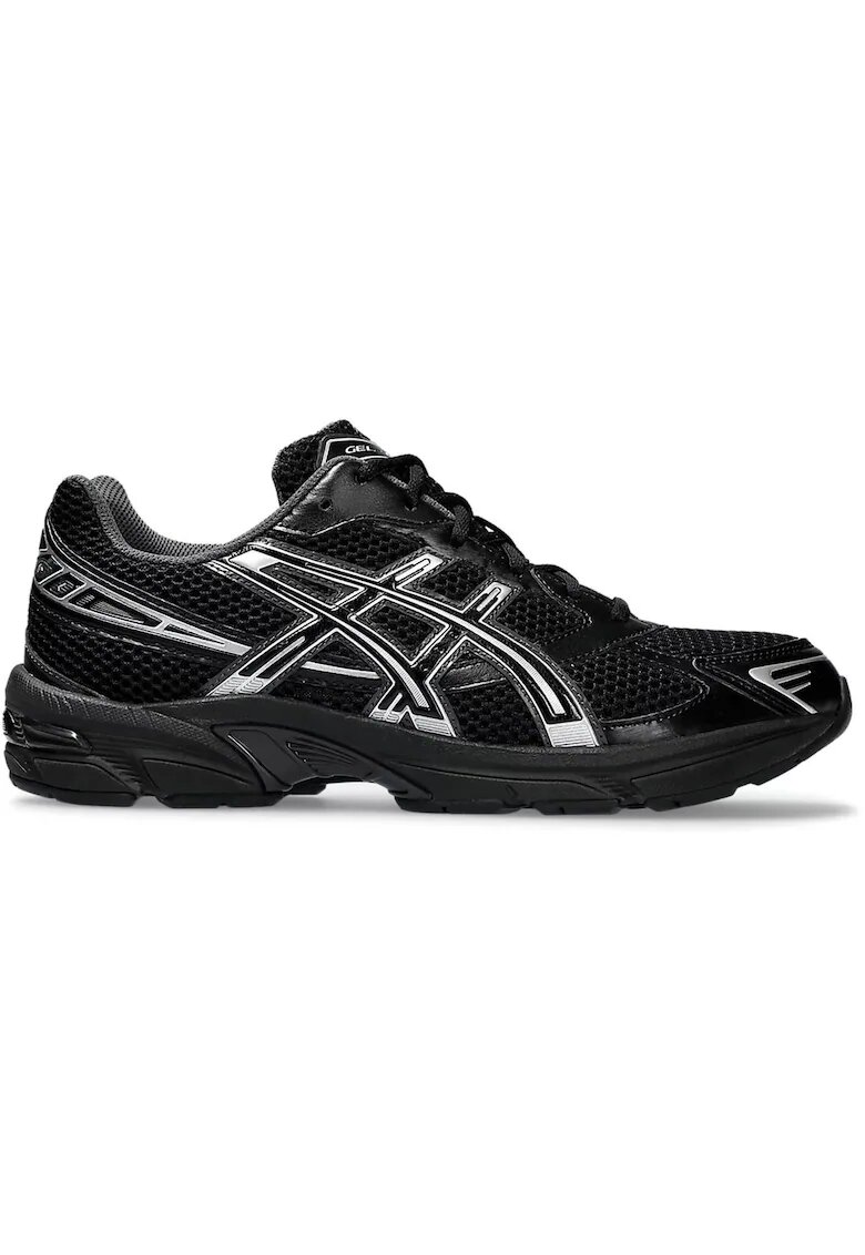 Asics Мрежести спортни обувки GEL-1130 с контрастно лого - Черен/Сребрист