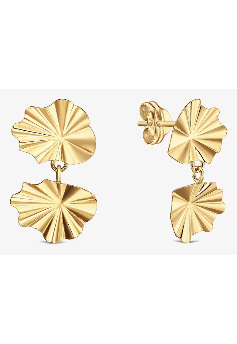 Atelier Devi Обеци на винт от 585 злато - 14K - Leya