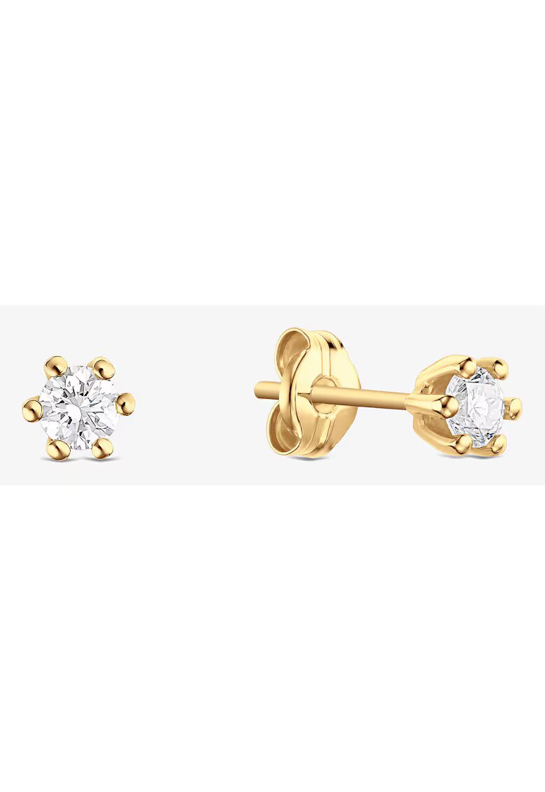 Atelier Devi Обеци от 14K злато с диамант