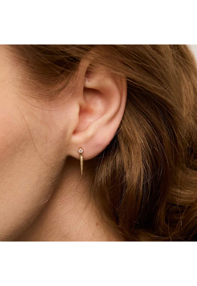 Atelier Devi Обеци от 585 злато - 14K - естествен диамант - Ерико