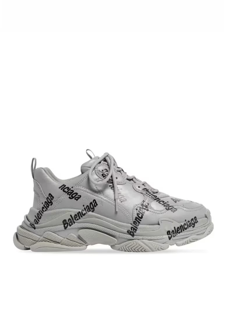 Balenciaga Triple S Logotype Sneaker Сиво Черно - Черен/Сив