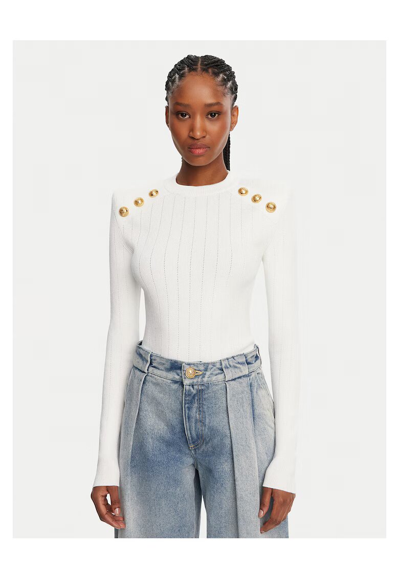 Balmain Дамски пуловер модел DF1KD001KB07 -