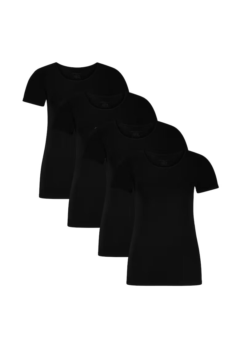 Bamboo Basics Bamboo - Домашни тениски Kate - 4 броя - Бял/Черен