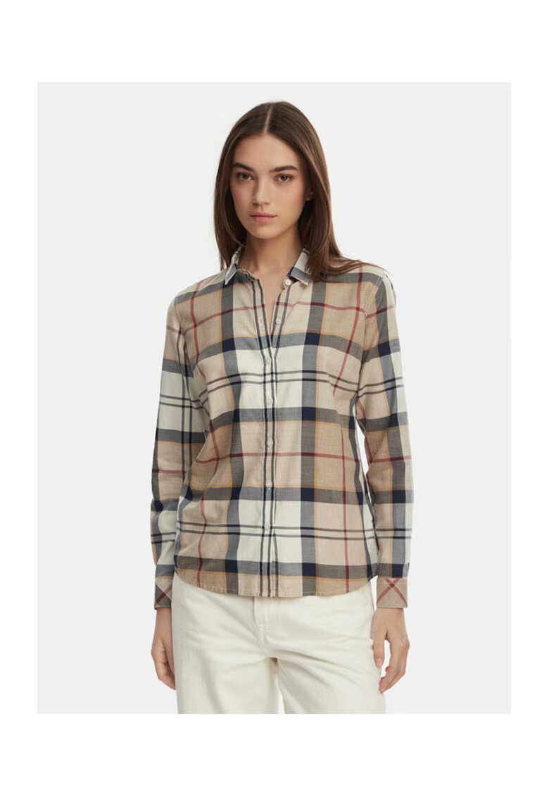Barbour Дамска риза - 305174468 - Памучна - Бежова