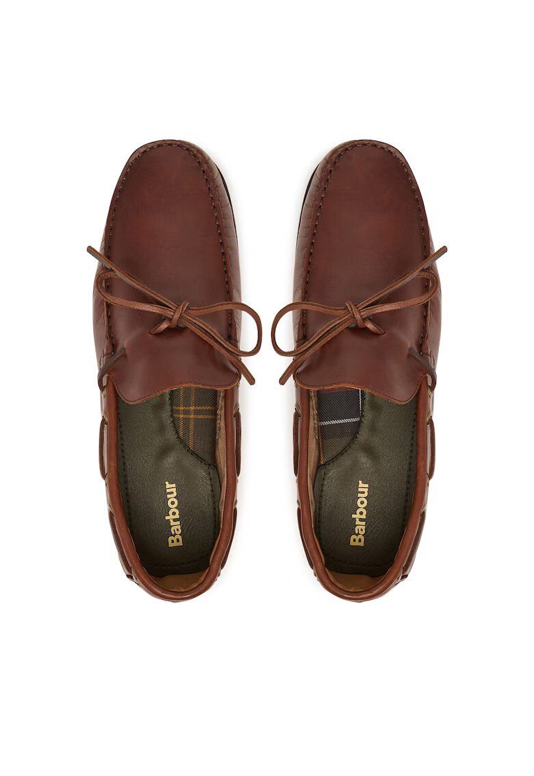 Barbour Мъжки мокасини - естествена кафява кожа