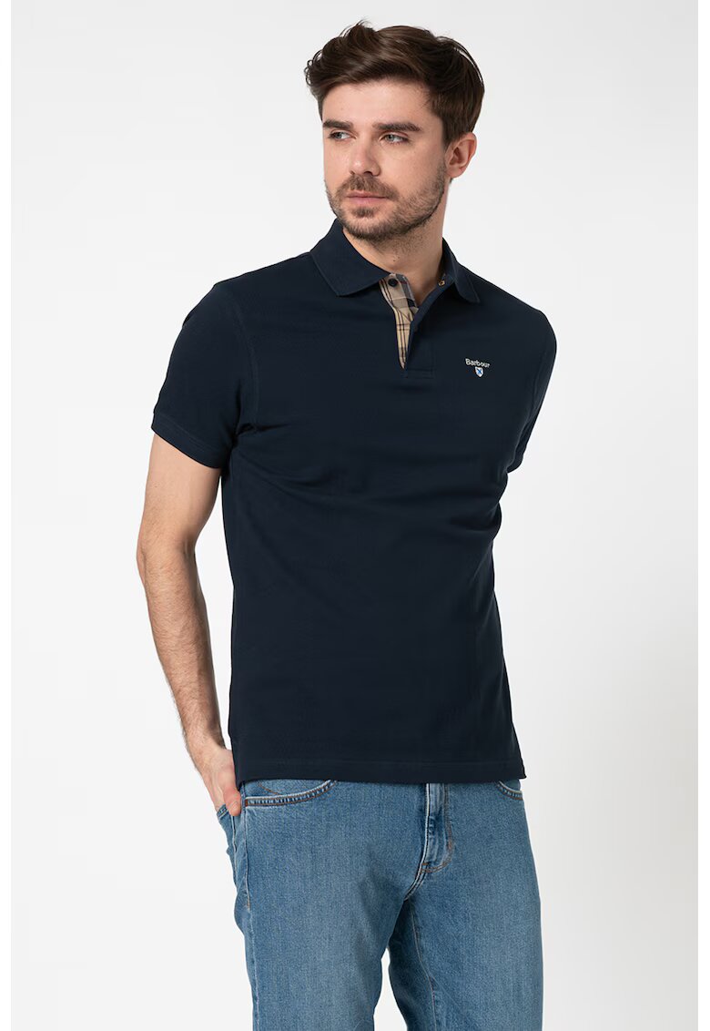 Barbour Тениска от пике с яка