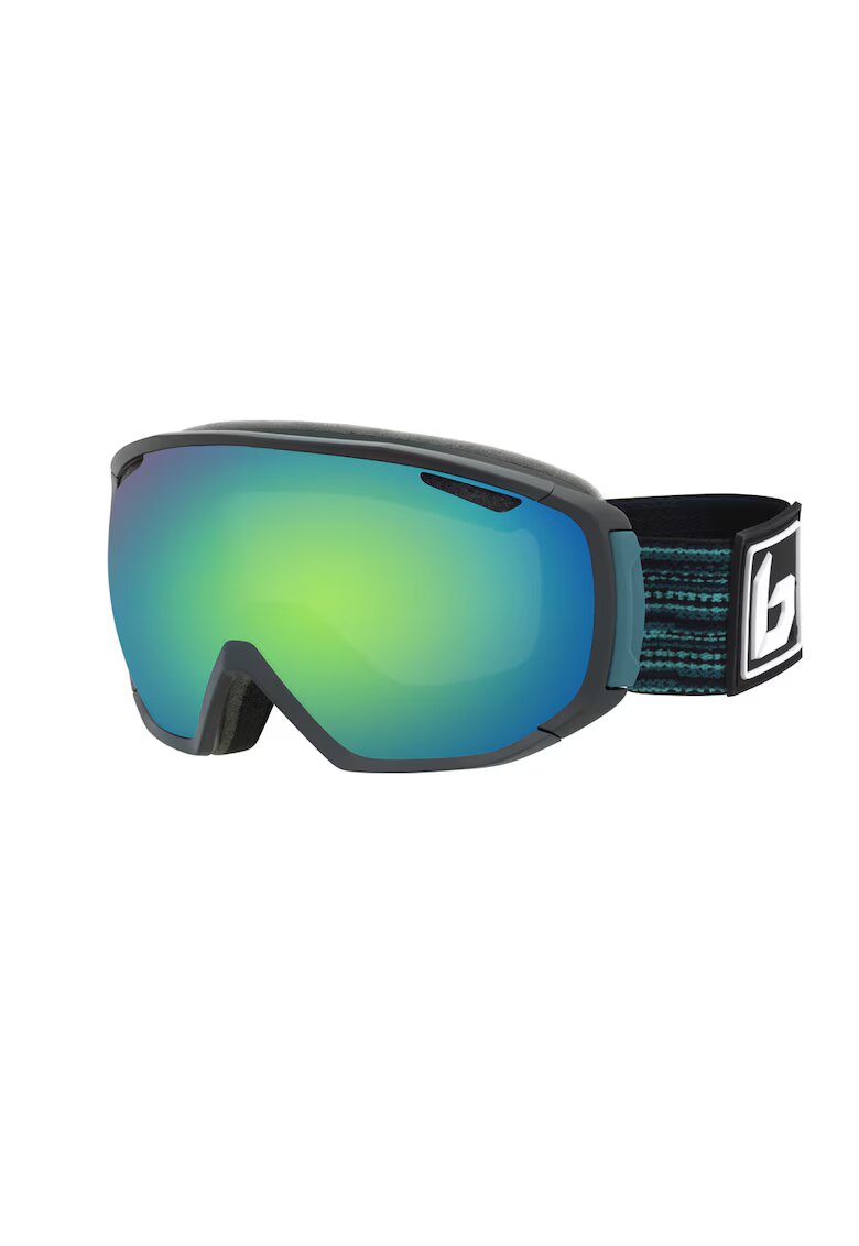 Bolle Ски очила Tsar Matte Black & Blue Matrix Green Emerald
