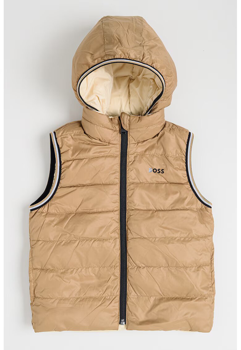 BOSS Kidswear Двулицев елек с пухена вата