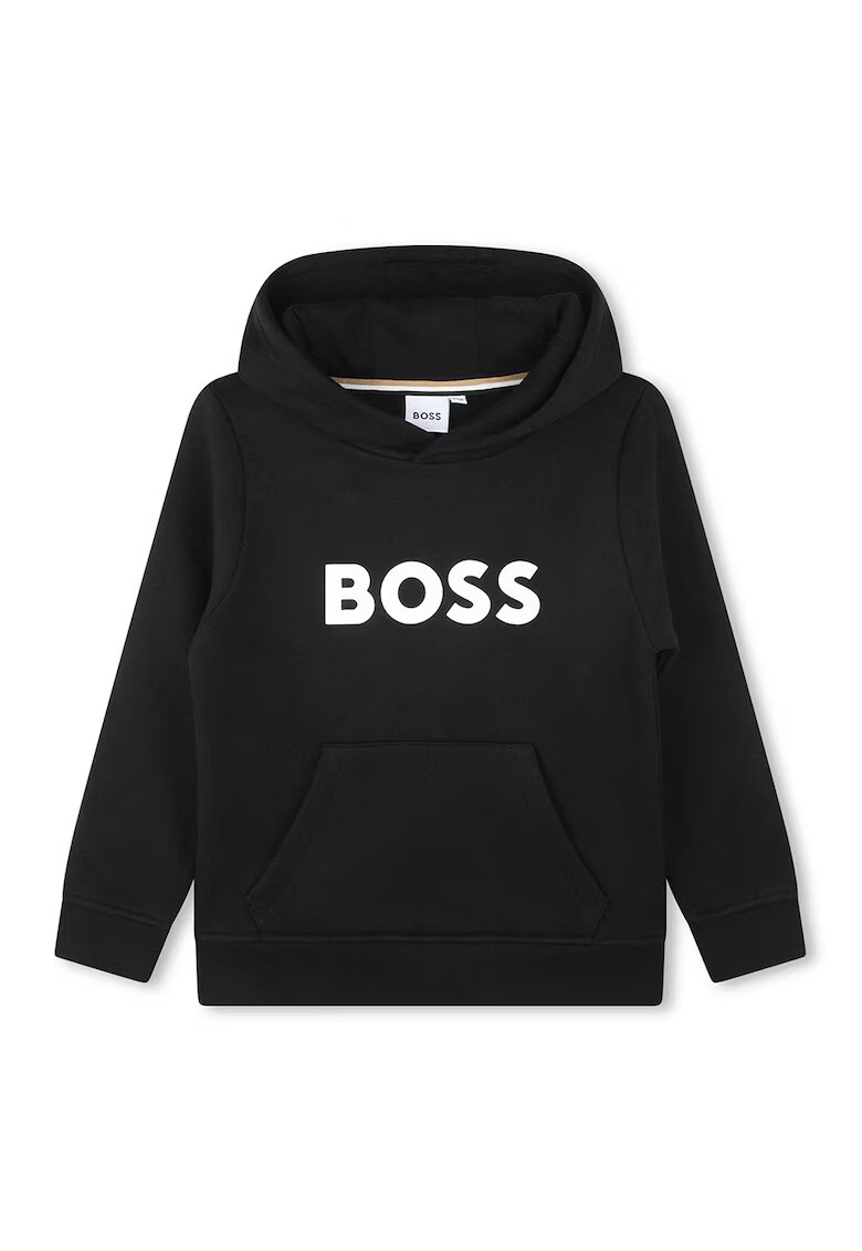 BOSS Kidswear Худи с памук и лого