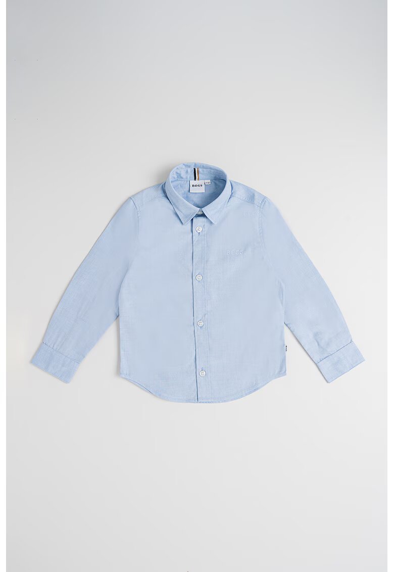 BOSS Kidswear Риза с дълги ръкави