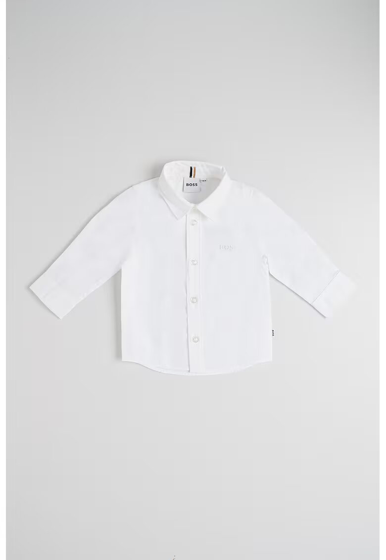 BOSS Kidswear Семпла риза с бродирано лого