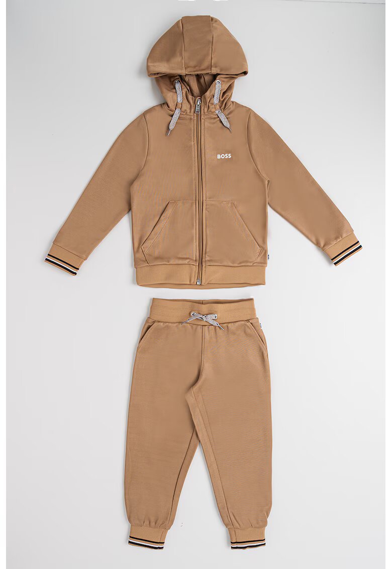 BOSS Kidswear Спортен екип с памук и цип
