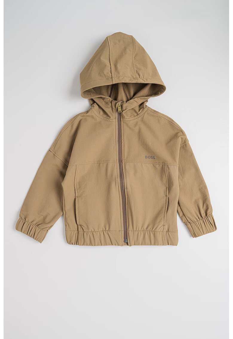 BOSS Kidswear Яке с качулка и лого