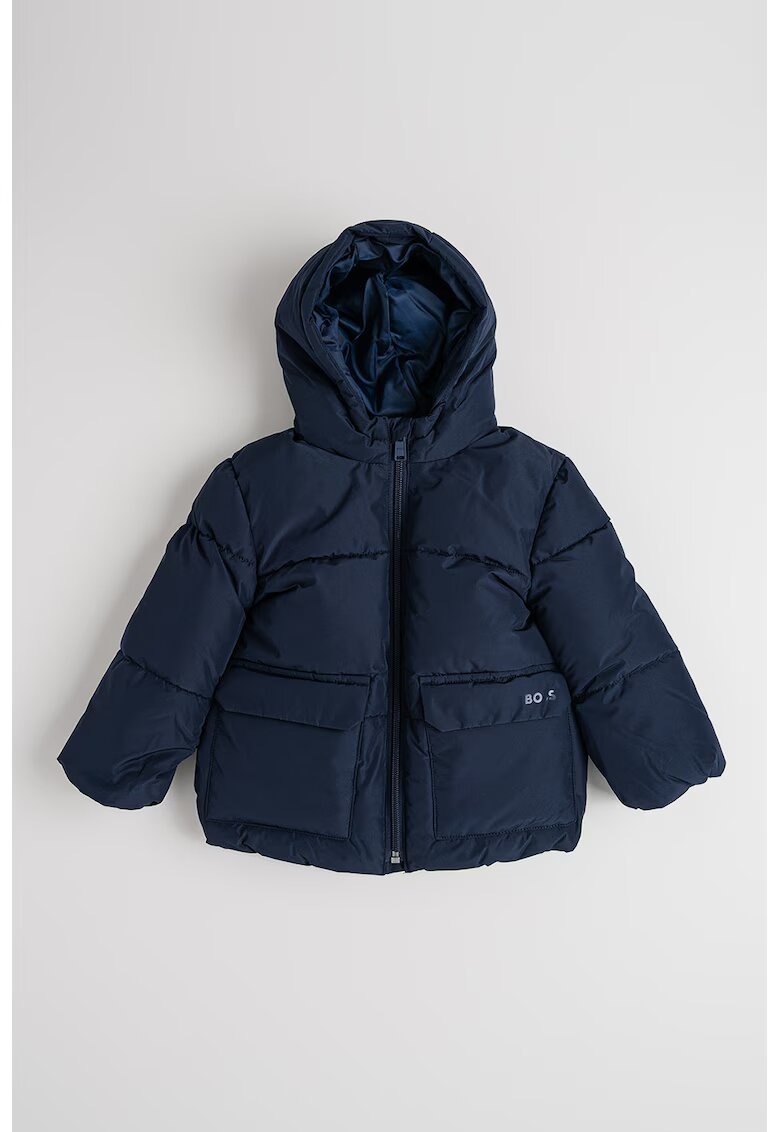 BOSS Kidswear Зимно яке с качулка