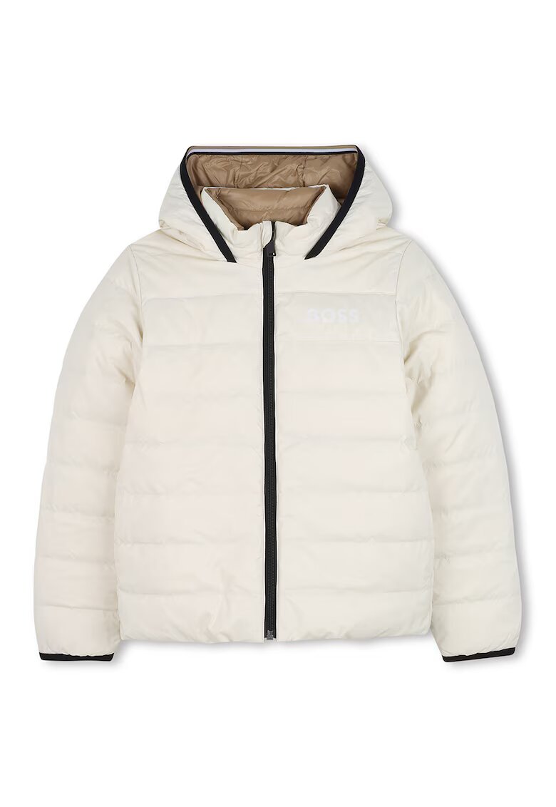 BOSS Kidswear Зимно яке с пухена вата - цип и лого