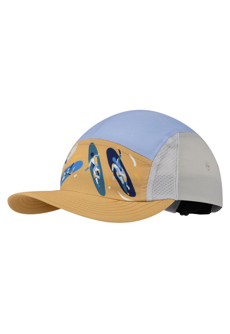 Buff Унисекс шапка с козирка 5 PANEL GO синя/ многоцветна