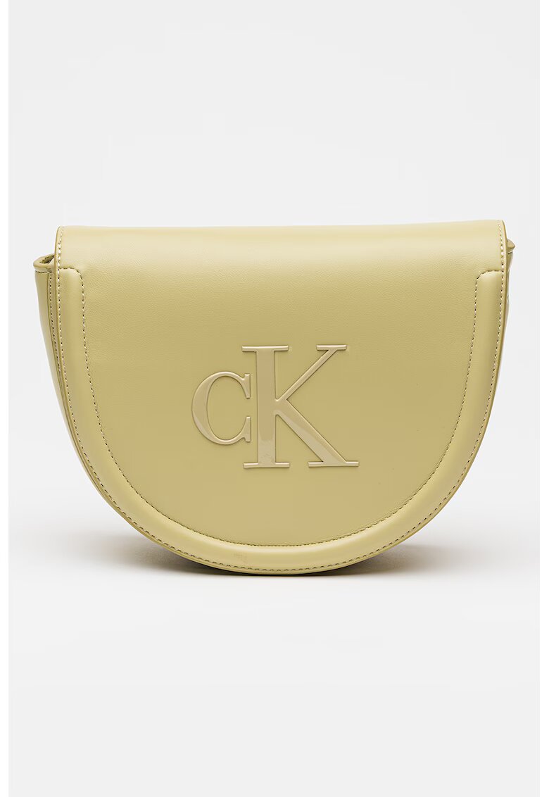 Calvin Klein Чанта през рамо от еко кожа с капаче