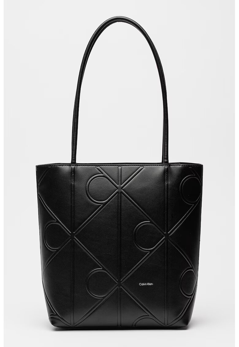 Calvin Klein Чанта Tote с монограми