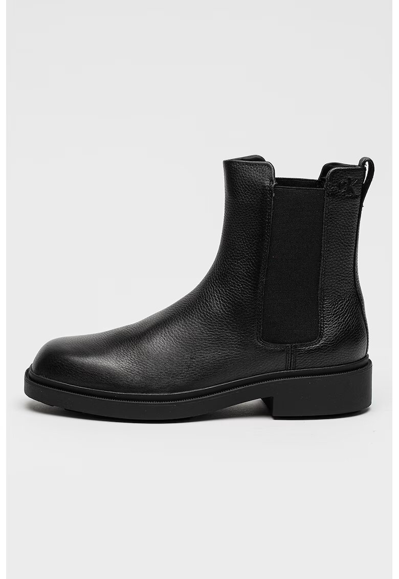 Calvin Klein Jeans Боти Chelsea от кожа