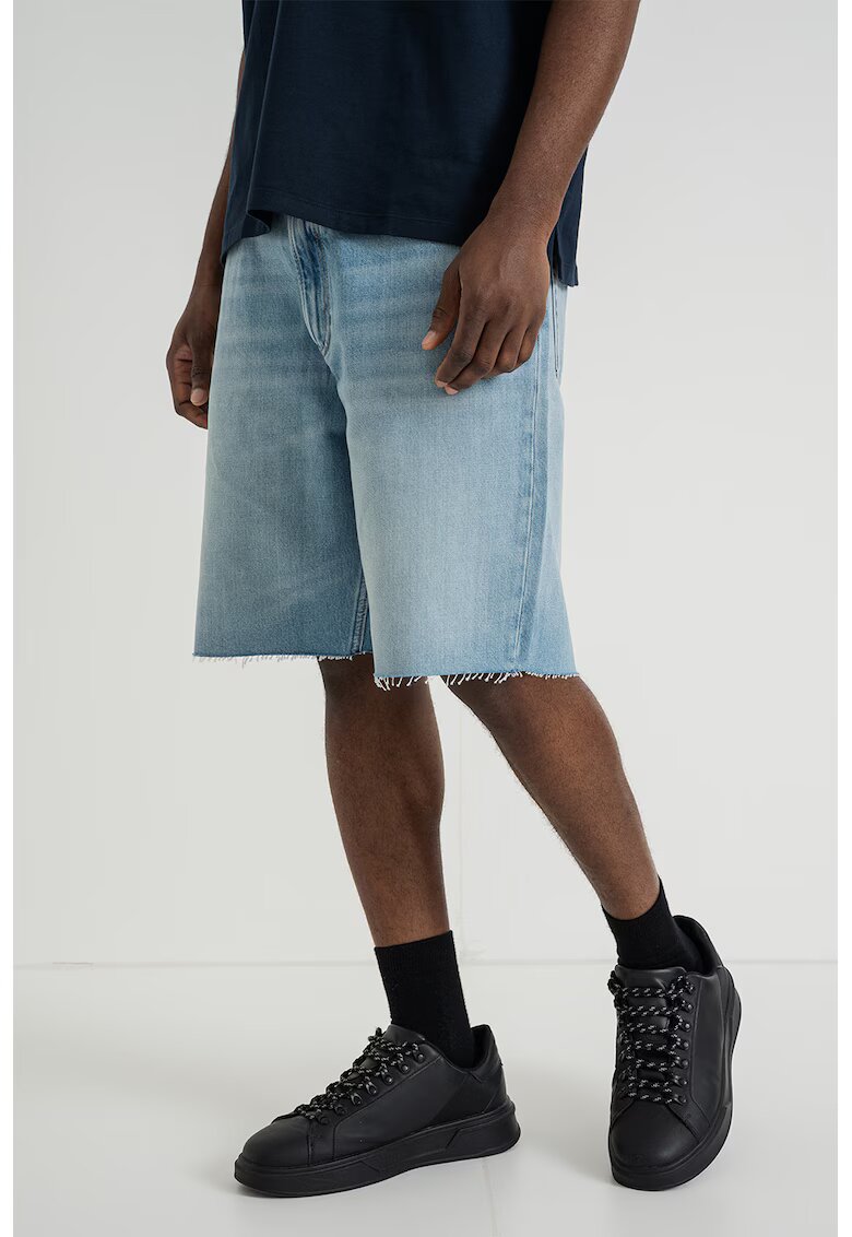 Calvin Klein Jeans Къси дънки с широк крачол