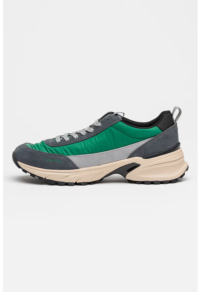Calvin Klein Jeans Маратонки Hike Runner с велур - Черен/Светло