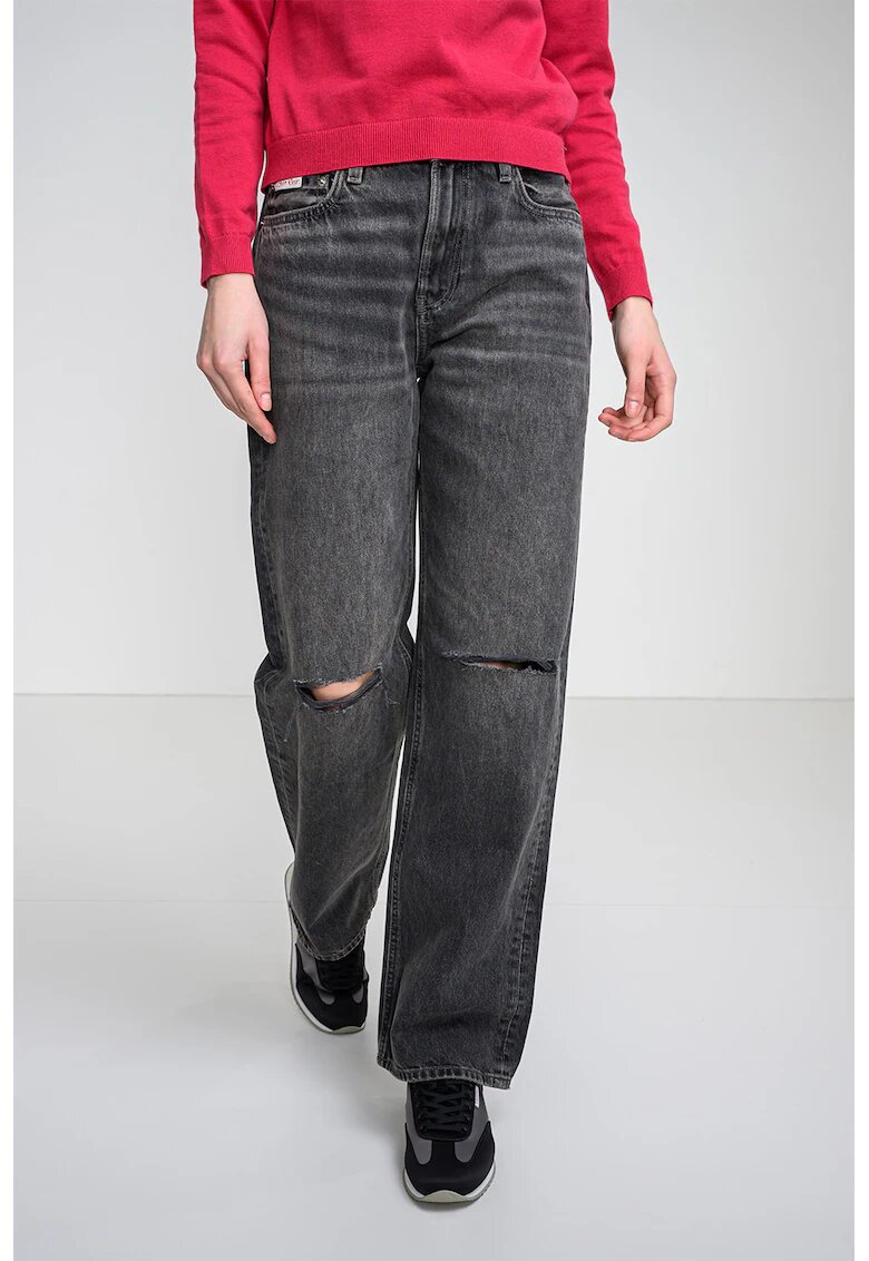 Calvin Klein Jeans Прави дънки с ниска талия