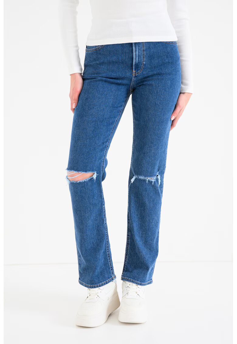 Calvin Klein Jeans Прави дънки с висока талия