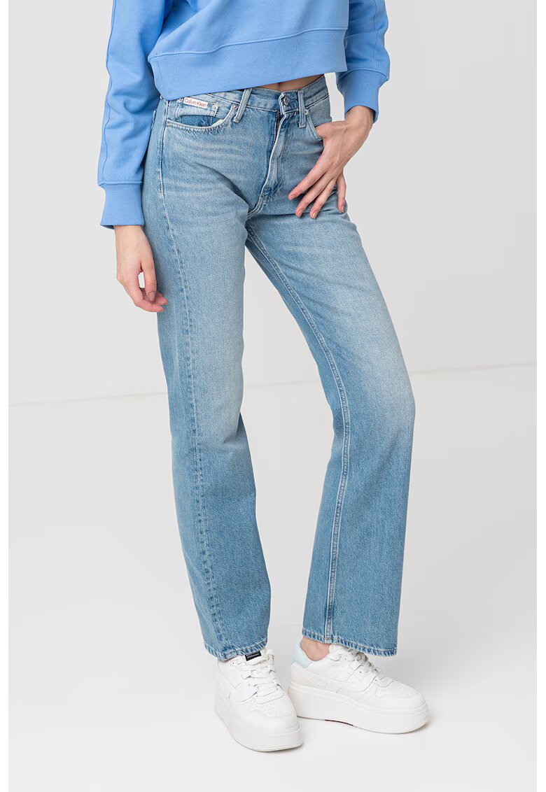 Calvin Klein Jeans Прави дънки с висока талия