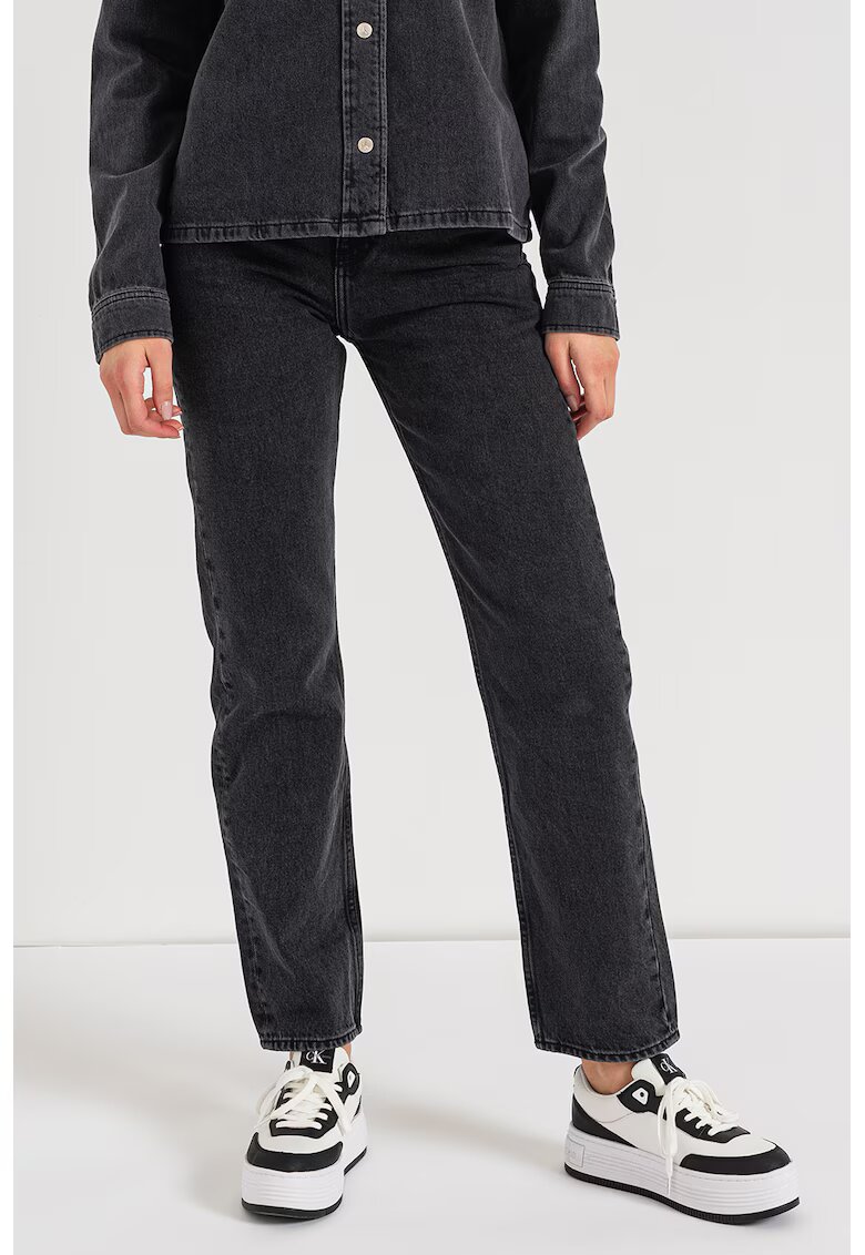Calvin Klein Jeans Прави дънки с висока талия
