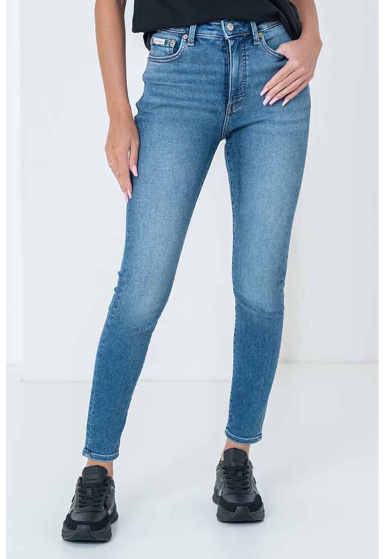 Calvin Klein Jeans Скъсени скини дънки
