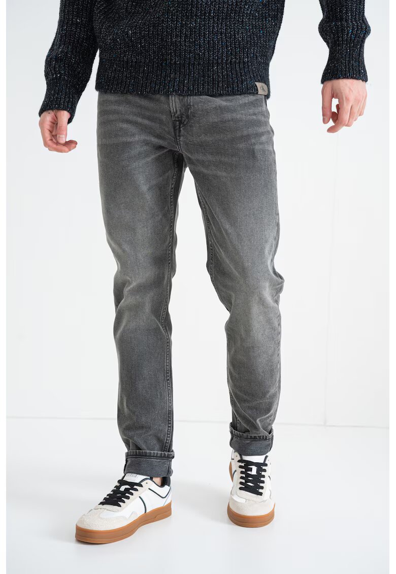Calvin Klein Jeans Скосени слим дънки