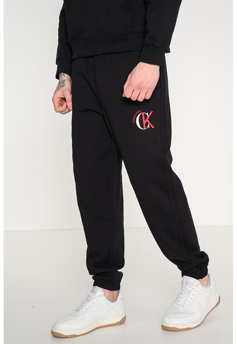 Calvin Klein Jeans Спортен панталон с лого и еластична талия