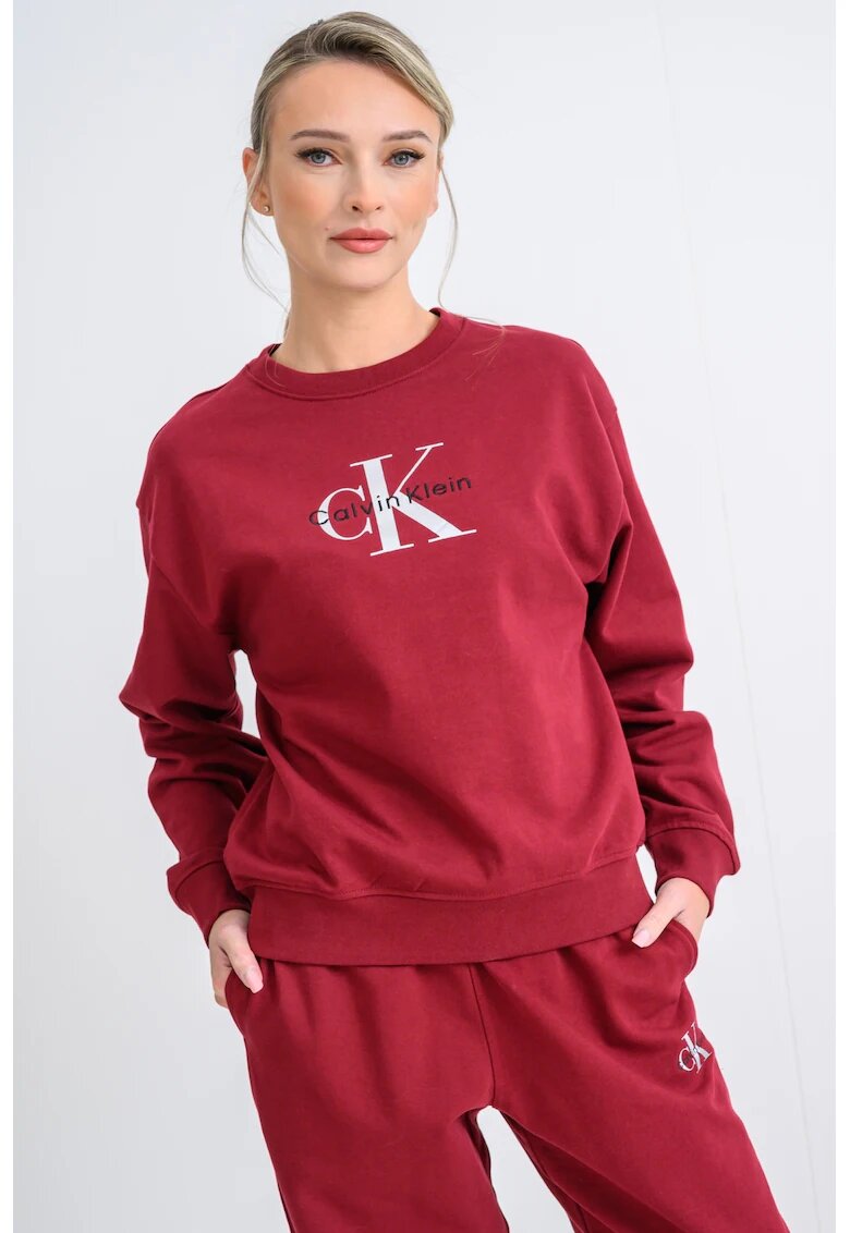Calvin Klein Jeans Суитшърт с паднали ръкави и лого