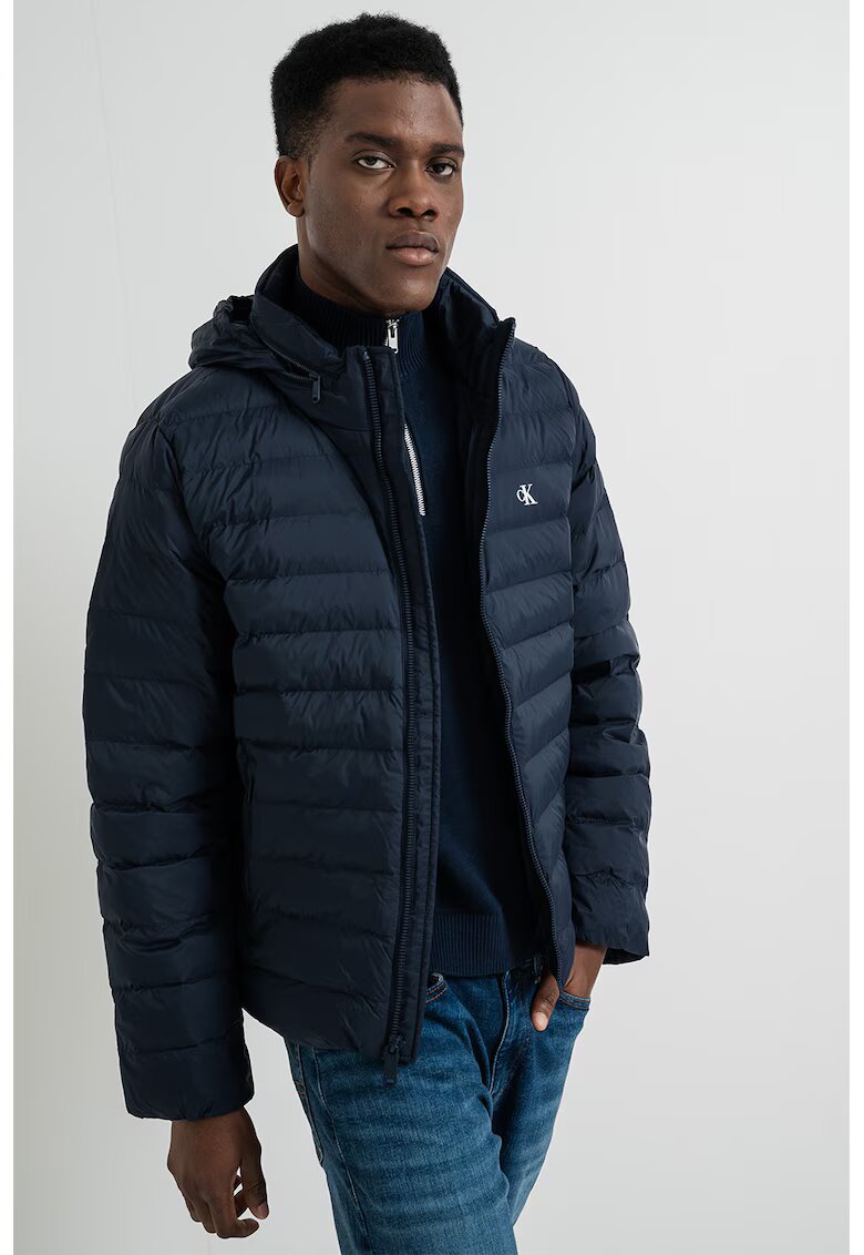 Calvin Klein Jeans Ватирано яке с качулка